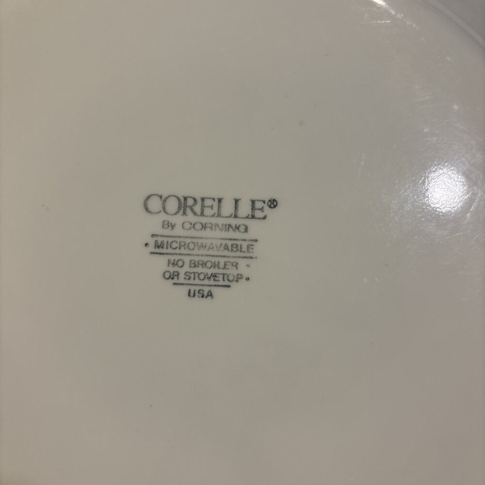 Set of 8 Corelle Country Cornflower 10" Dinner Plate Blue Floral Cottage Core - Picture 2 of 3